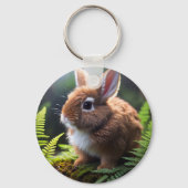 Porte-clés Bébé Brown nain lapin, Clavier (Recto)