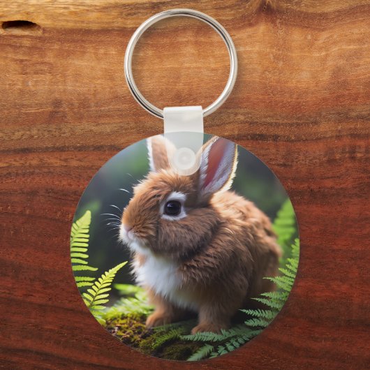 Porte-clés Bébé Brown nain lapin, Clavier (Verso)