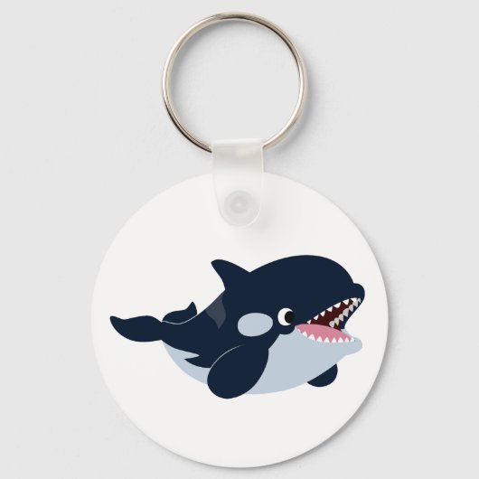 Porte-clés Bébé Cartoon mignon Porte - clé Orca (Recto)