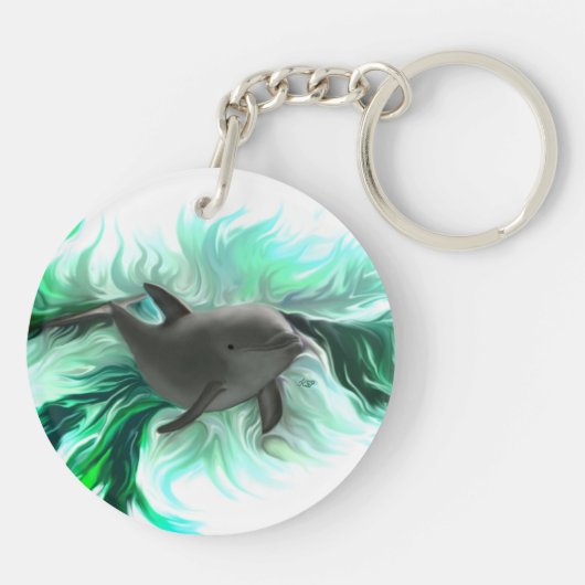 Porte-clés Bébé dauphin (Dos)