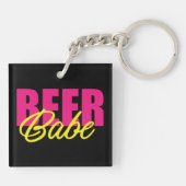 Porte-clés Bébé de bière drôle (Dos)
