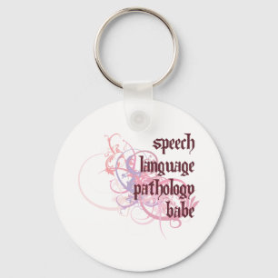 Porte-clés Bébé de pathologie de langue de la parole