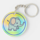 Porte-clés Bébé éléphant mignon dessin animé-47767 (Dos)