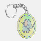 Porte-clés Bébé éléphant mignon dessin animé-47767 (Devant gauche)