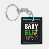 Porte-clés Bébé Elfe Noël Conception de vacances-84608 (Devant gauche)