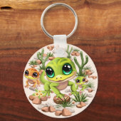 Porte-clés Bébé Geckos jote personnages de dessin (Recto)