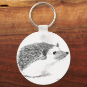 Porte-clés Bébé hérisson animal (Recto)