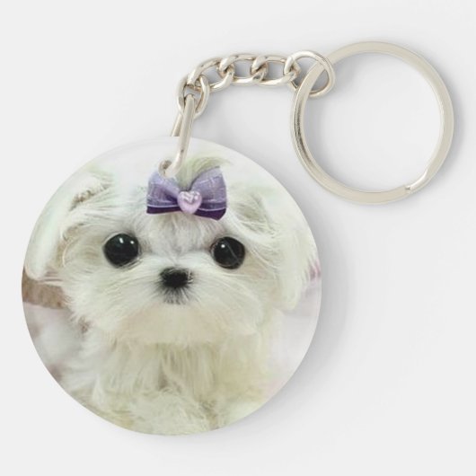 Porte-clés Bébé maltais (Dos)