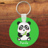 Porte-clés Bébé panda mignon et câlin (Recto)