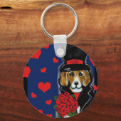 PORTE-CLÉS BÉBÉ VALENTIN BEAGLE (Recto)