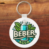 Porte-clés Beber agua (Recto)