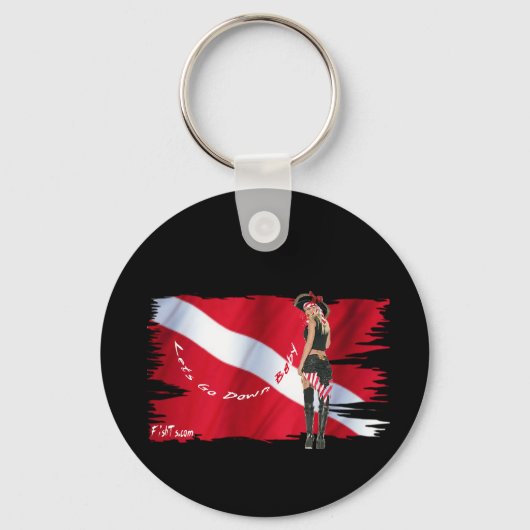 Porte-clés Bébés de plongée dans le Bikini (Recto)