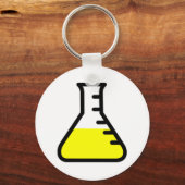 Porte-clés Bécher de la science de la chimie (Recto)
