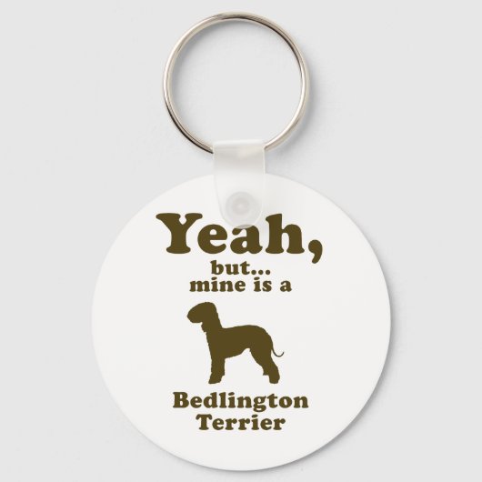 Porte-clés Bedlington Terrier (Recto)