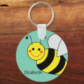 Porte-clés Bee Bumble Personnalisée (Recto)