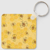 Porte-clés Bee Buzzing Honey Bees mignonne (Dos)