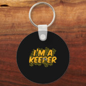 Porte-clés Bee-keeper Funny Beekeeng Pun Humor Honey Aarist G (Recto)