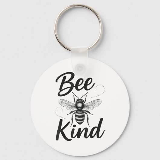 Porte-clés Bee Kind Sitive Quote Cute Funny Design For Kids (Recto)