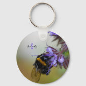 Porte-clés Bee on a Blue Tansy (Verso)