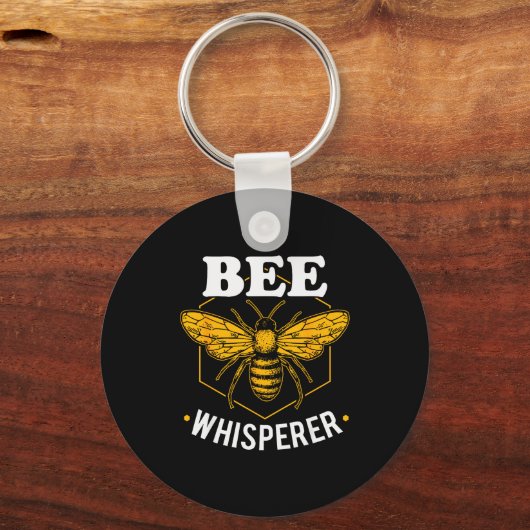 Porte-clés Bee Whisperer - Funny Beekeeng & Beekeeper (Recto)