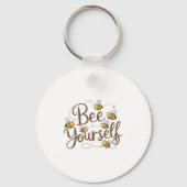 Porte-clés Bee Yourself Motivational Funny  (Recto)