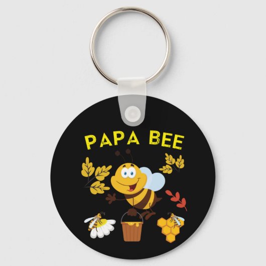 Porte-clés Beekeeper Art Papa Bee (Recto)