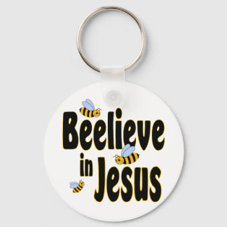 Porte-clés Beelieve in Jesus Black