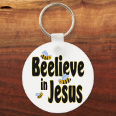 Porte-clés Beelieve in Jesus Black (Recto)