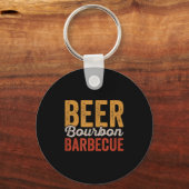 Porte-clés Beer bbq shirt for backyard barbecue grilling (Recto)