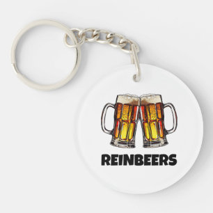 Porte-clés Beer Christmas Reinbeers