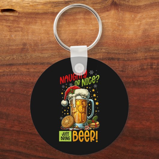 Porte-clés Beer Lover Noël (Recto)