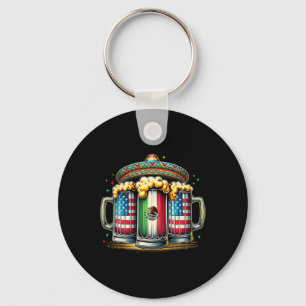 Porte-clés Beer Mexican Usa Drapeau Cinco De Mayo Boisson Par