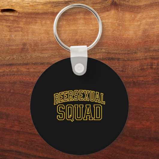 Porte-clés Beerual Squad Matching Group Bachelor Party Design (Recto)
