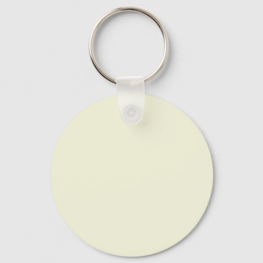 Porte-clés Beige (blanc cassé) F5F5DC - Option pour ajouter u (Verso)