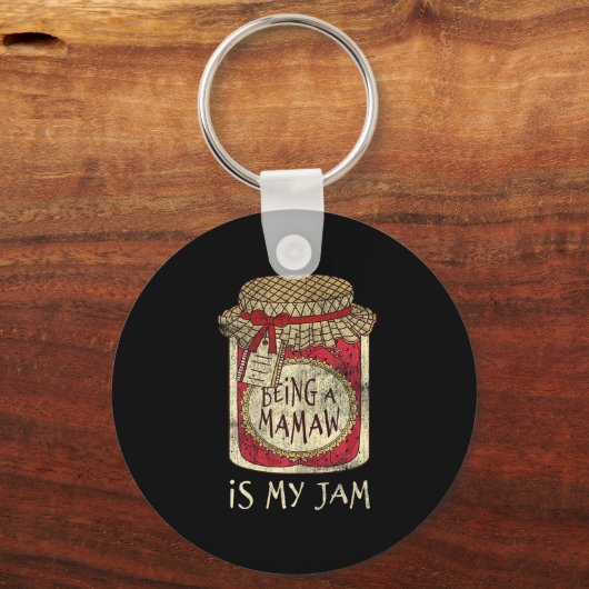 Porte-clés Being Mamaw Grandma Cute Jam Funny Quote Mothers D (Recto)