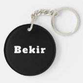 Porte-clés Bekir (homonymie) (Dos)