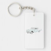 Porte-clés Bel Air bleu 1955 et de blanc de Chevy dessinant (Devant)