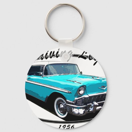 PORTE-CLÉS BEL AIR BLUE 1956 (Recto)