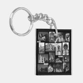 Porte-clés Bélarus Gordno Brest Minsk Architecture Collage (Devant gauche)