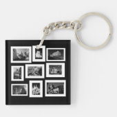 Porte-clés Bélarus Gordno Brest Minsk Architecture Collage (Dos)