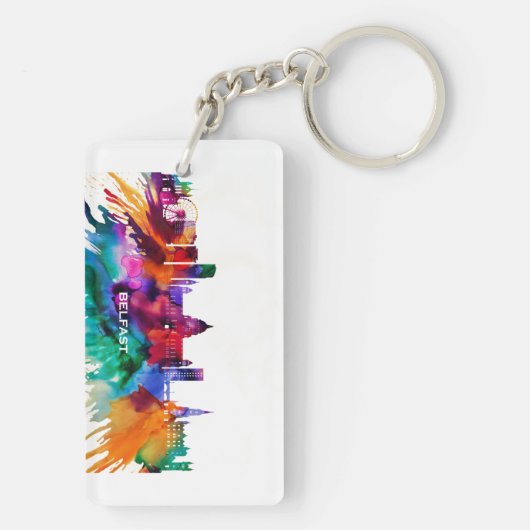Porte-clés Belfast Skyline (Dos)