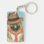 Porte-clés Belge Laekenois Papa (Dos)