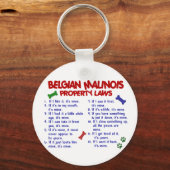 PORTE-CLÉS BELGE MALINOIS PL2 (Recto)
