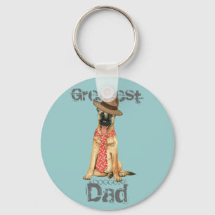 Porte-clés Belgian Malinois Dad