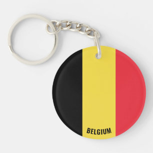 Porte-clés Belgique Drapeau charmant patriotique