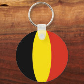 Porte-clés Belgique Porte - clé du drapeau Fisheye (Recto)