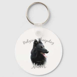 Porte-clés Belgique Sheepdog Mom 2