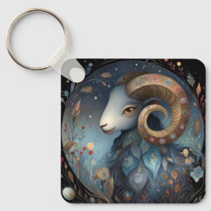 Porte-clés Bélier Aries Zodiaque Astrologie Anniversaire Myst