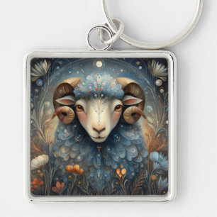 Porte-clés Bélier Aries Zodiaque Astrologie Céleste Anniversa