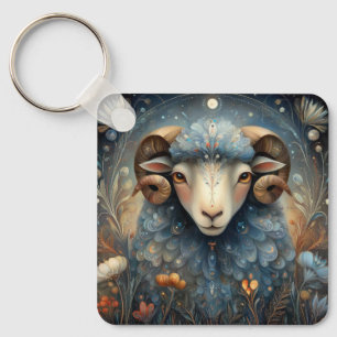 Porte-clés Bélier Aries Zodiaque Astrologie Céleste Anniversa